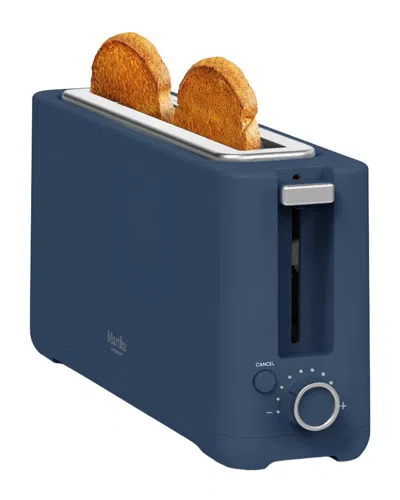 Martha Stewart Long Slot 2-slice Toaster In Blue