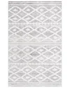 Martha Stewart Lucia Shag Polypropylene Pile Rug In Grey