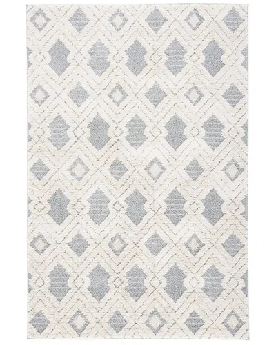 Martha Stewart Lucia Shag Polypropylene Pile Rug In Neutral
