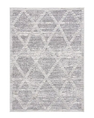 Martha Stewart Lucia Shag Polypropylene Rug In Gray