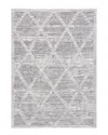 Martha Stewart Lucia Shag Polypropylene Rug In Grey