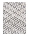 Martha Stewart Lucia Shag Polypropylene Rug In Grey