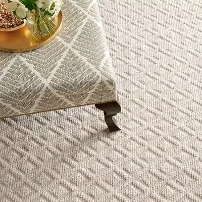 Martha Stewart Lyla Geometric Woven Indoor Rectangular Area Rug In Neutral