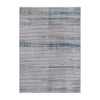 Martha Stewart Mila Stripe Indoor Rectangular Area Rug In Gray