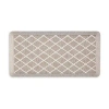Martha Stewart Miles Air Diamond Indoor Rectangular Kitchen Mat In Brown