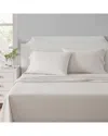 Martha Stewart Ms Core Leaves Cotton Percale Sheet Set In Neutral