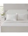 Martha Stewart Ms Core Stripe Cotton Percale Sheet Set In Pink