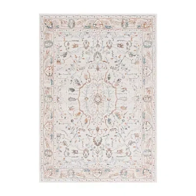Martha Stewart Nina Floral Indoor Rectangular Area Rug In Sand