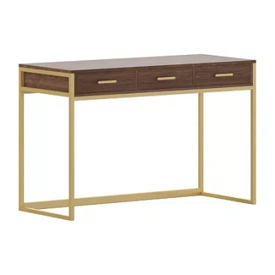 Martha Stewart Ollie Desk In Brown