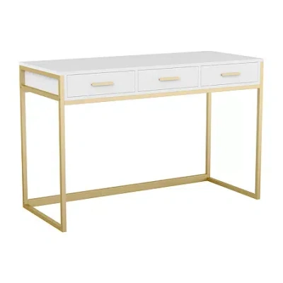 Martha Stewart Ollie Desk In White