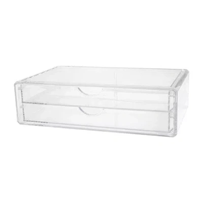 Martha Stewart Organizer With 2 Drawers In Transparent
