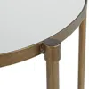Martha Stewart Oval Accent Table In Gold