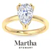 Martha Stewart Pear Shape Lab Grown Diamond Solitaire Ring, Diamond Engagement Ring In 14 Karat Gold In Gold