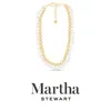Martha Stewart Pearl And Gold Ball Necklace In Gold For Women