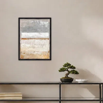 Martha Stewart Perry Street Canvas Wall Art, Modern Abstract I, 13.5" X 17.5", Living Room And Bedroom Decor, Frame In Multi