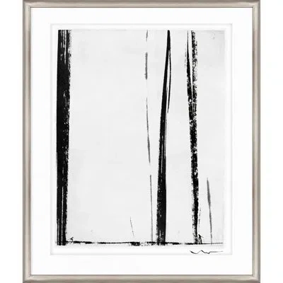 Martha Stewart Perry Street Paper Wall Art, Modern Abstract: Linear Study Ii, 28.75" X 34.75", Living Room And Bedr In Animal Print