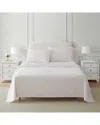 Martha Stewart Polka Dot Plain Cotton Percale Sheet Set In Neutral
