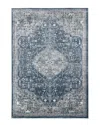 Martha Stewart Polypropylene & Polyester Rug In Blue