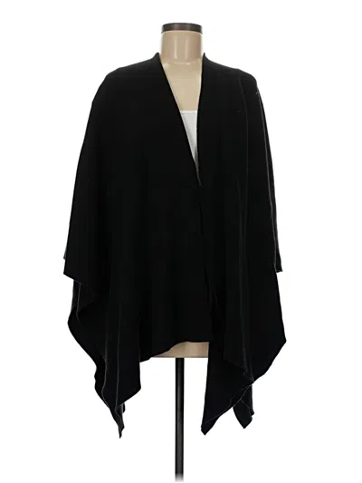Pre-owned Martha Stewart Poncho In Black