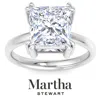 Martha Stewart Princess Cut Shape Lab Grown Diamond Solitaire Ring, Diamond Engagement Ring In 14 Karat Gold In Metallic