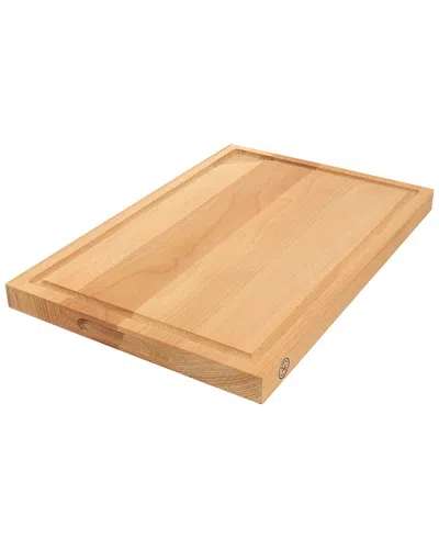 Martha Stewart Reversible Rectangle Beech Wood Cutting Board In Brown