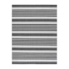 Martha Stewart Ripley Stripe 6'7" X 9' Indoor Rectangular Area Rug" In Gray