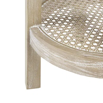 Martha Stewart Round Accent Table In Neutral