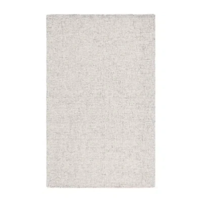 Martha Stewart Sherly Solid Hand Tufted Indoor Rectangular Area Rug In Gray