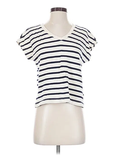 Pre-owned Martha Stewart Short Sleeve T-shirt In Ivory