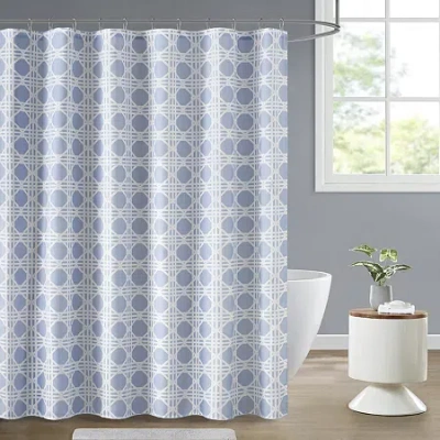 Martha Stewart Shower Curtain In Blue