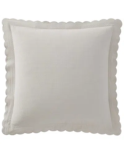 Martha Stewart Signature Scallop Euro Sham Set In Brown