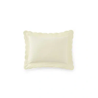 Martha Stewart Signature Scallop Yellow Throw Pillow In Neutral