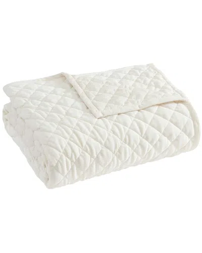 Martha Stewart Simone Blanket In White