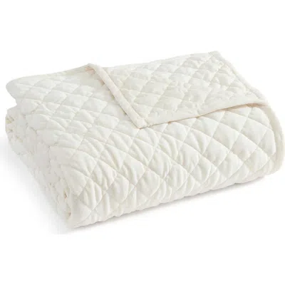 Martha Stewart Simone Microfiber Bed Blanket In Neutral