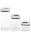 Martha Stewart Siobhan 3pc Storage Container Set In Clear