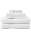 Martha Stewart Skyland Manor 100% Cotton 6pc Towel Set In White