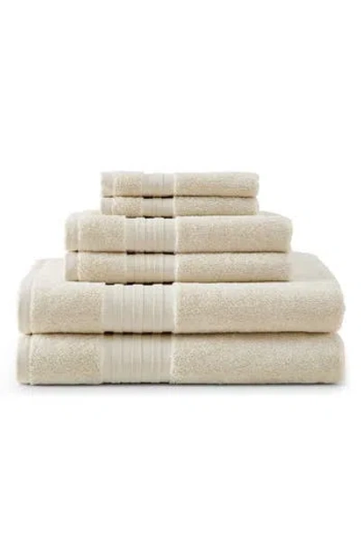 Martha Stewart Skyland Manor Cotton Towel Set In Sand