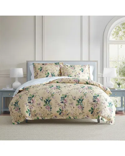 Martha Stewart Songbird Cotton Sateen Comforter Set In Multi