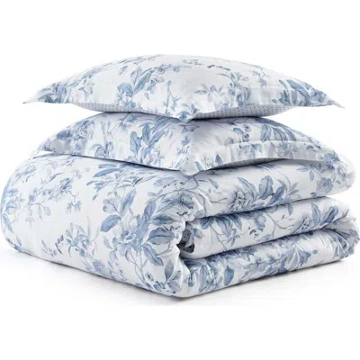 Martha Stewart Songbird Cotton Sateen Comforter Set In Multi