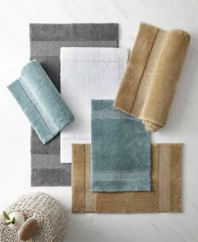 Martha Stewart Spa Super Soft Bath Rugs Exclusively At Macys In Tide Pool
