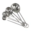 Martha Stewart Stainless Steel 4-pc. Measuring Spoon In Silver