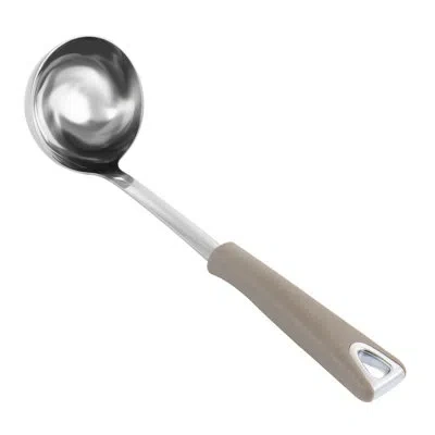 Martha Stewart Stainless Steel Cooking Ladle In Gray
