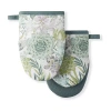 Martha Stewart Succulent Mini 2-pc. Oven Mitt Set In Green