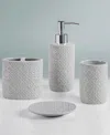 Martha Stewart Tara 4-pc. Bath Accessory Set In Gray