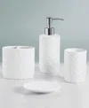 Martha Stewart Tara 4-pc. Bath Accessory Set In White