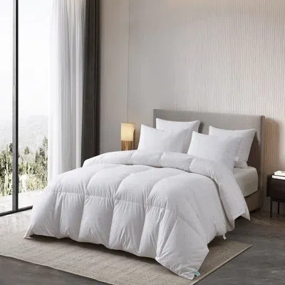 Martha Stewart Tencel/cotton Blend Hungarian Goose Down Comforter - All Season In White