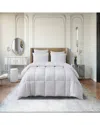 Martha Stewart Tencel/cotton Blend White Goose Down Fiber Comforter - All Seasons In White