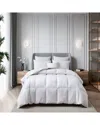 Martha Stewart Tencel/cotton Blend White Goose Feather And Down Fiber Comforter - All Seasons In White