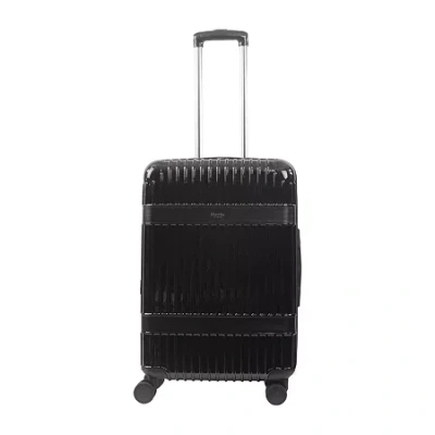 Martha Stewart The Bedford 25 Inch Hardside Expandable Checked Spinner Luggage In Blue