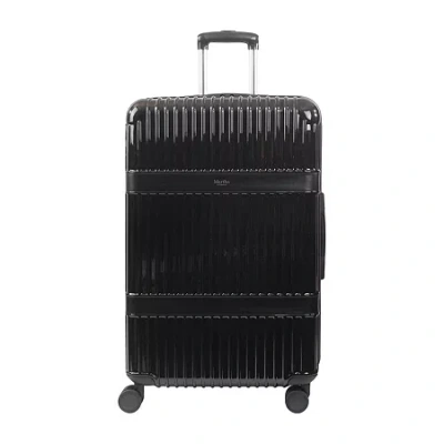 Martha Stewart The Bedford 29 Inch Hardside Expandable Checked Spinner Luggage In Black